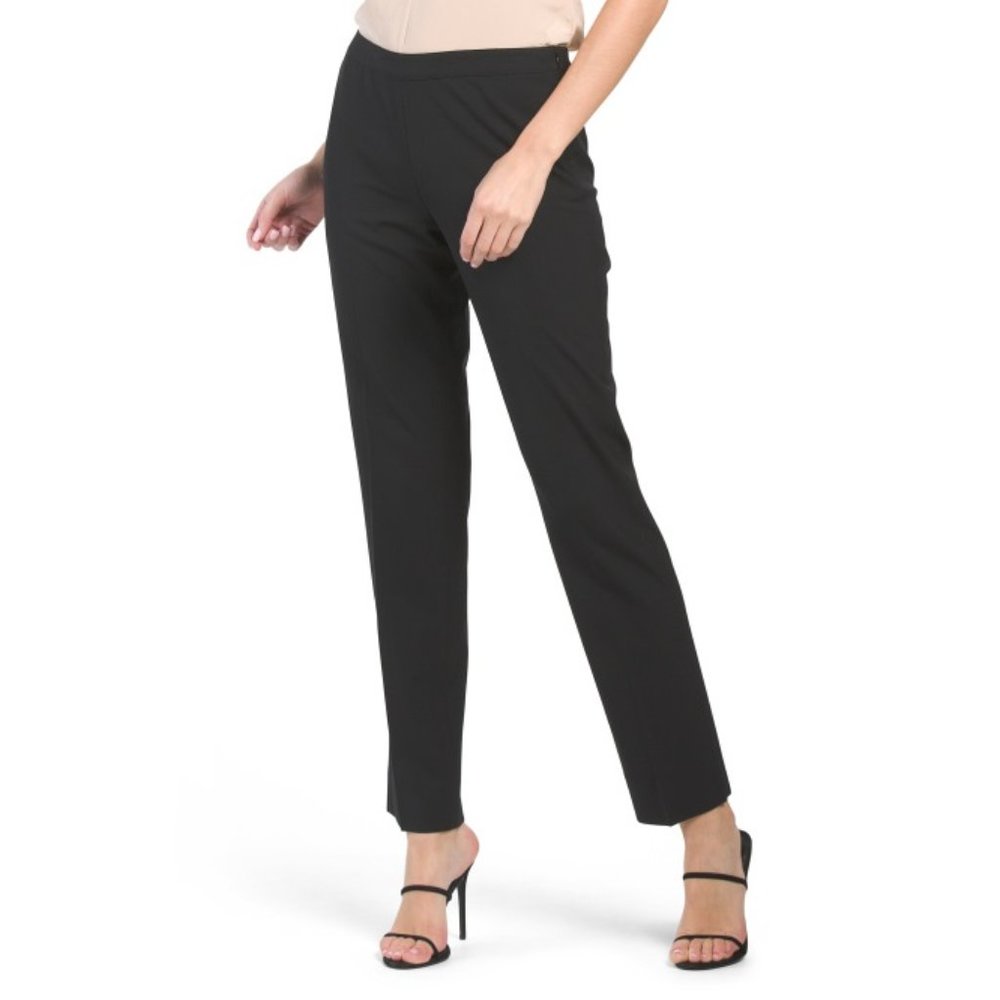 Wool Blend Side Zip Pants